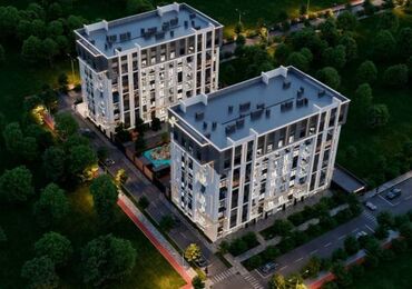 квартира оштон: 2 комнаты, 64 м², Элитка, 14 этаж, ПСО (под самоотделку)