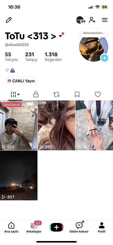 bag evlerinde is: Xidmət: TikTok hesabının paylaşımı/idorəsi Təsvir: - Platforma — 1