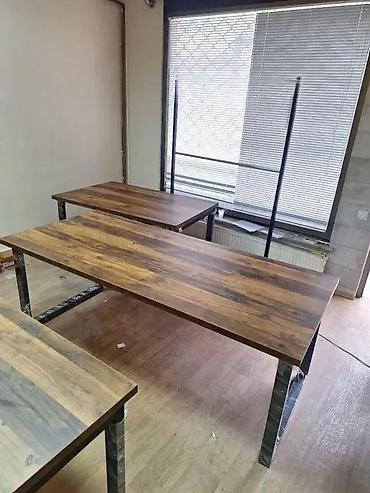 Kancelarijski stolovi: KANCELARIJSKI STO IZRADA PO MERI MODEL TRAPEZ HRAST | Izrada nameštaja — 22