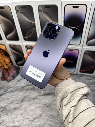 айфон 14 про макс цена бишкек рассрочка: IPhone 14 Pro Max, Колдонулган, 128 ГБ, Заряддоочу түзүлүш, Коргоочу айнек, Каптама, Бөлүп төлөө менен, 93 %