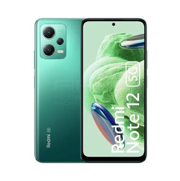 мобильные телефоны редми: Xiaomi, Redmi Note 12, Колдонулган, 128 ГБ, түсү - Жашыл, 2 SIM