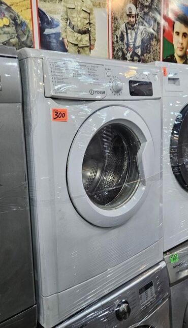 Soyuducu vitrinləri: Paltaryuyan maşın Indesit, 6 kq, Avtomat