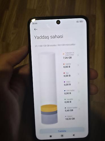 redmi note 11 kabrolar: Redmi 128 GB, rəng - Mavi, Sensor — 4