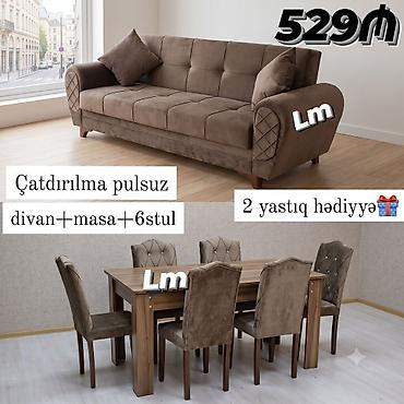 Divan+ Masa dəsti Sifarişlə hazırlanır. Dəst şəkildə : 529₼ . Divan lalafo.az -da Divan+ Masa dəsti Sifarişlə hazırlanır. Dəst şəkildə : 529₼ . Divan