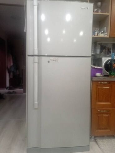 подержанный холодильник: Холодильник Hitachi, Б/у, Двухкамерный, No frost, 74 * 170 * 64