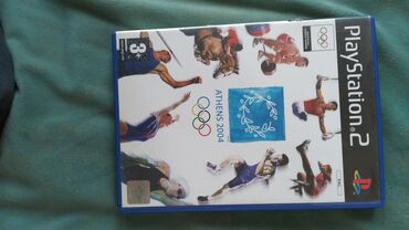 PlayStation 2 üçün "Afina 2004" video oyunu. Bu diskdə müxtəlif