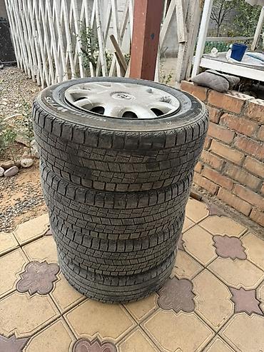 Унаа: Дөңгөлөктөр монтажда 205 / 65 / R 15, Кыш, Колдонулган, Комплект, Жеңил унаалар, Темир, тешиктери - 4 — 2