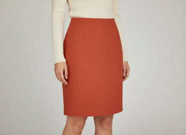 czarne trapezowe spódnice midi: Women`s skirt, size S (EU 36)