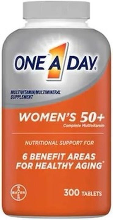 Медтовары: One A Day Women’s 50+ — комплексный поливитаминно-минеральный комплекс — 1