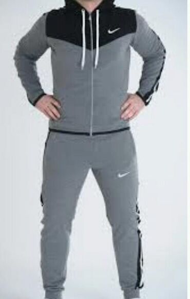 muška trenerka: Men's Sweatsuit color - Grey
