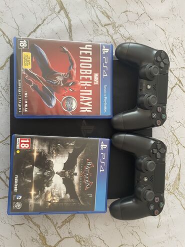 multiman 4 86: Ps4 slim 1 tb 2 jostik üstündə 2 disk həddiyə olunur endirim real