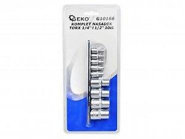 Setovi ručnog alata: Set nasadnih gedora E-profil (External Torx), hrom-vanadijum čelik. - — 10