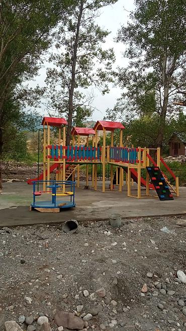 Детские горки: Горки и комплексы для детских площадок, пластик металл дерево на — 8