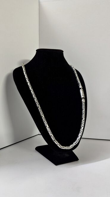 Серебряные цепочки: Массивная Серебряная цепь "Рамзес" 132 гр 55 см Ручная работа — 9