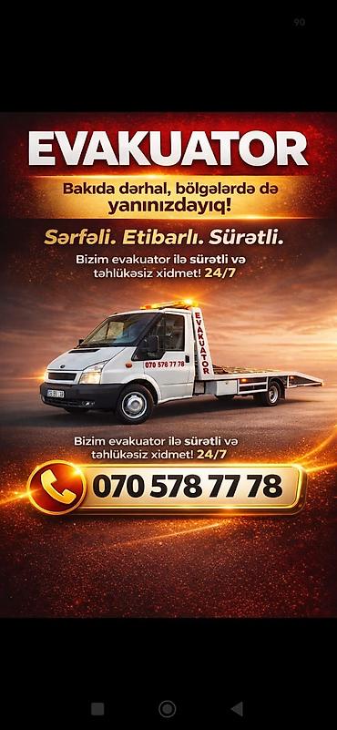 yuk dasıma: Evakuator, Hərəkətli platforma ilə, Rayonlara — 1