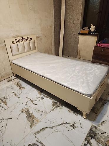 Çarpayılar: Tək nəfərlik çarpayı və döşək dəsti - Ölçü: təxmini 90x200 sm — 2