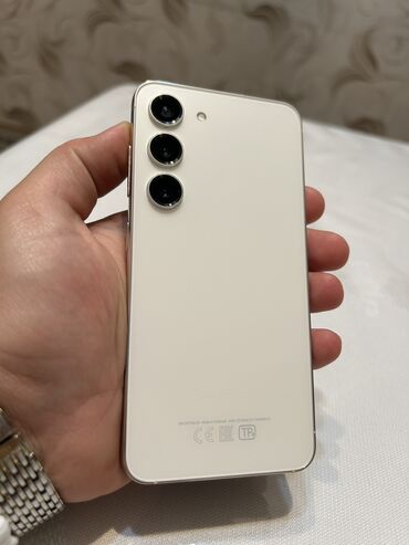 Samsung: Samsung Galaxy S23 FE, 128 GB, rəng - Ağ, Zəmanət, Sensor, Barmaq izi