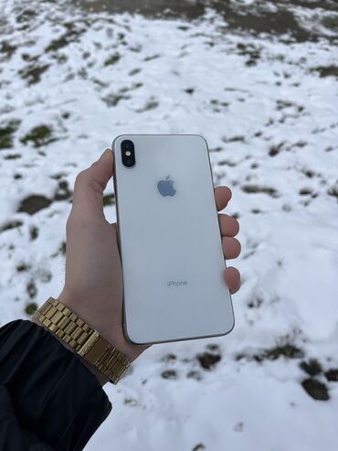 islenmis telefonlarin satisi: IPhone Xs Max, 64 ГБ, Белый, Face ID