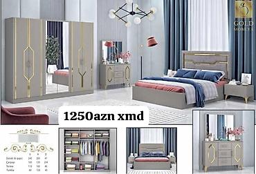 stol gence: Yataq otağı mebel dəsti – “Gold Mobilya” dizaynı Tərkibi: - 6 qapılı — 1