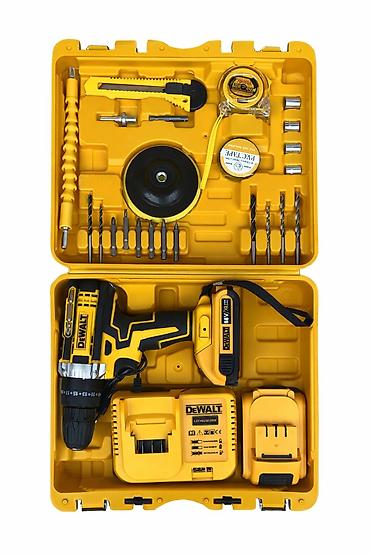 dewalt d2095: Direl devalt komplekt 
Qiymət 80 azn
26 vatt
2 batareyalı — 1