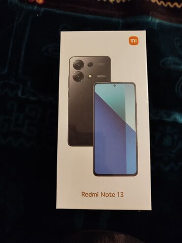 колдонулган телефон: Redmi, Redmi Note 13, Жаңы, 128 ГБ, түсү - Кара, 2 SIM