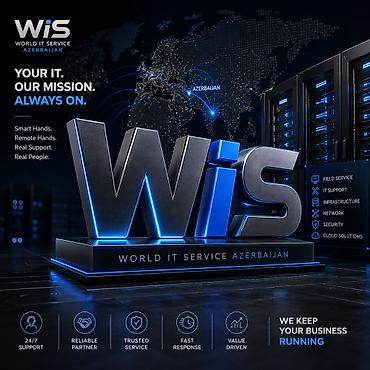 Digər xidmətlər: WIS – World IT Service Azerbaijan şirkətlər üçün peşəkar IT və texniki — 1