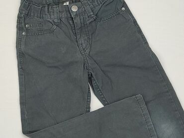 Jeansowe: Spodnie jeansowe, H&M, 4-5 lat, 110, stan - Zadowalający