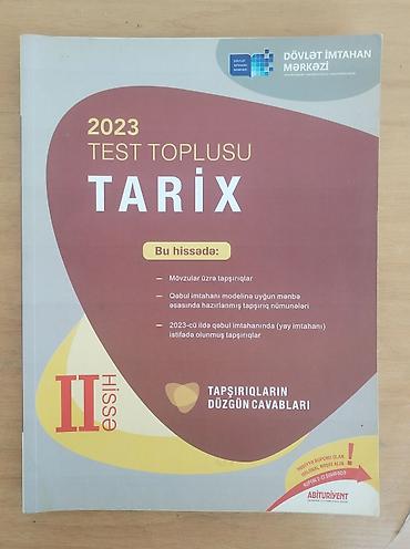tarix dinamika: Məhsul: Abituriyentlər üçün hazırlıq kitabları dəsti Tərkib: - — 4