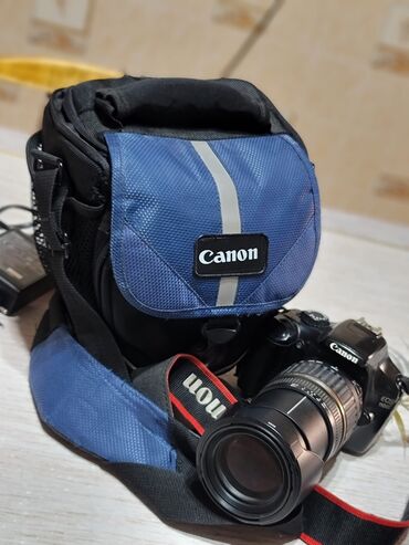 köhnə fotoaparat: Canon fotoaparat Heç bir problemi yoxdur Fotoaparat + 18-200 lens +