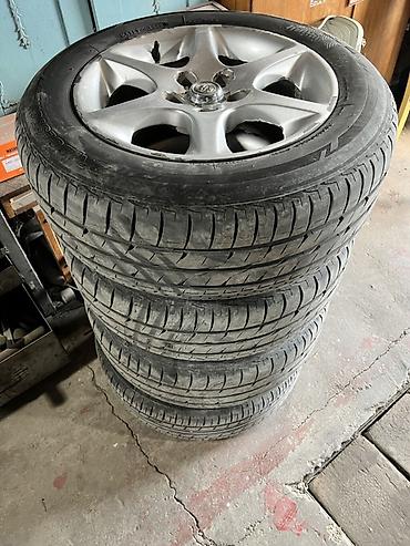 16 lt: Комплект из 4 легкосплавных дисков с шинами. 215/60r16 Разболтовка — 2