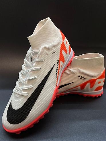 Бутсы: Футбольные сороконожки Nike Air zoom с высоким верхом, обеспечивающим — 13