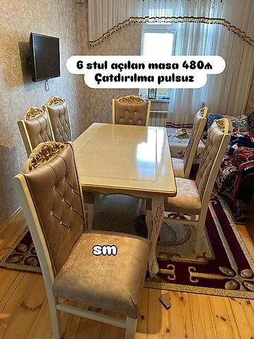 Masa və oturacaq dəstləri: Dörd oturacaqlı bu yemək masası dəsti eviniz üçün praktik və cəlbedici -da lalafo.az — 11 Masa və oturacaq dəstləri: Dörd oturacaqlı bu yemək masası dəsti eviniz üçün praktik və cəlbedici — 11