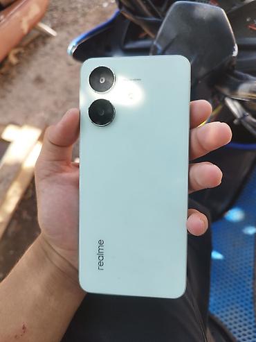 Realme Note 60, Б/у, 64 ГБ, цвет - Зеленый, 2 SIM