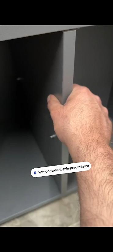 Komode: Komoda sa skrivenim pregradama Se izradjuje u Univera debljine 18mm — 8