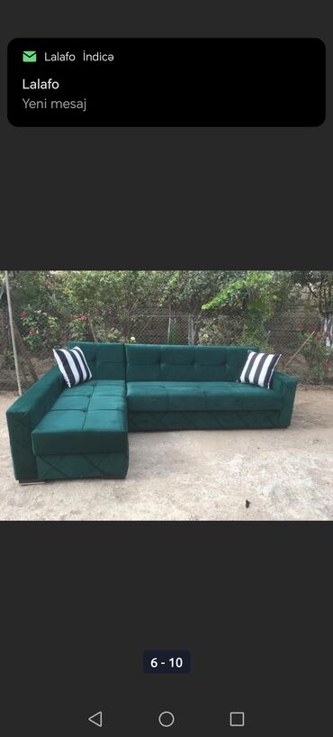 Divanlar: Künc divan, Yeni, Açılan, Bazalı, Parça, Ödənişli çatdırılma — 11