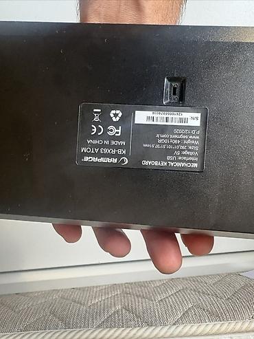ipad 10 cu nesil: Rampage KB-RX63 ATOM mexaniki klaviatura - Kompakt 60% layout (61 — 4