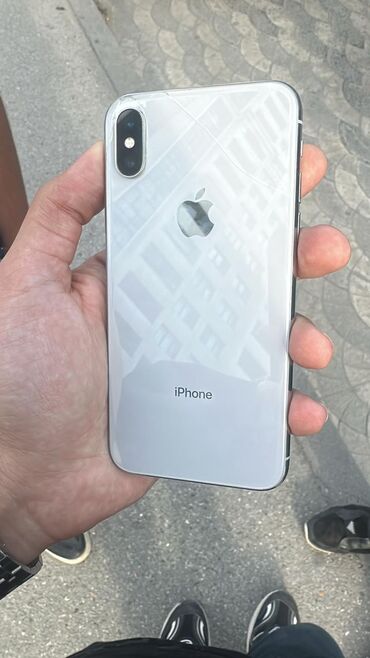 Apple iPhone: IPhone X, 64 GB, Matte Silver, Face ID