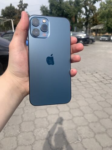 iphone 12 pro max ош: IPhone 12 Pro Max, Б/у, 128 ГБ, Синий, Зарядное устройство, Защитное стекло, Чехол, 78 %