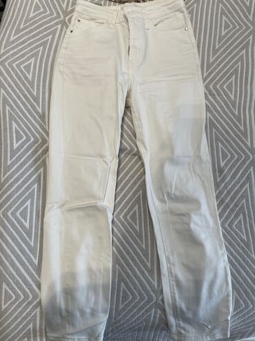 одежда италия: Джинсы XS (EU 34), цвет - Белый