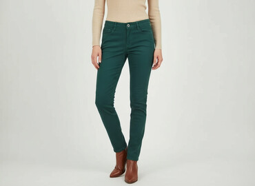 Trousers: Yessica, Material trousers for women, size S