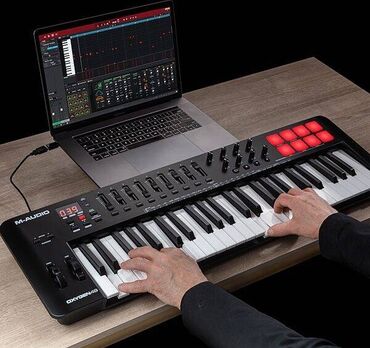 Другая аудиотехника: Продам midi-клавиатуру M-audio Oxygen 49 MKV. Состояние хорошее, если