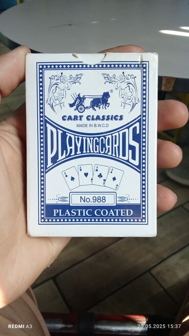 Другие услуги: Покерная карта PLAYINGCAROS CART CLASSICS MODE IN B.W.CDв хорошем
