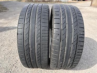 Шины и диски: Шины CONTINENTAL R245/45/19 2шт, цена 7000 сом за пару. Шины NEXEN — 5