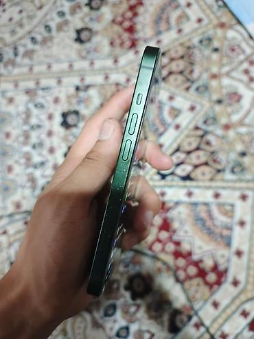 чехол айфон 5s: IPhone 13, Б/у, 128 ГБ, Зеленый, Зарядное устройство, Коробка, Чехол, 79 % — 3