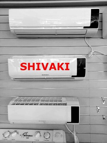Televizorlar: Kondisioner Shivaki, İşlənmiş, 50-60 kv. m, Split sistem