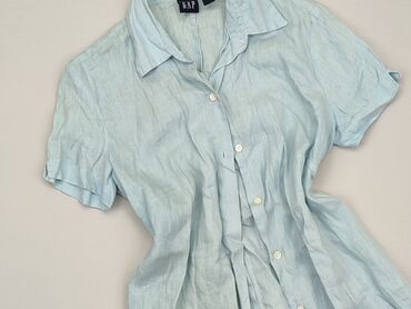 białe bluzki dopasowana krótki rękaw: Сорочка жіноча, Gap, XS, стан - Хороший