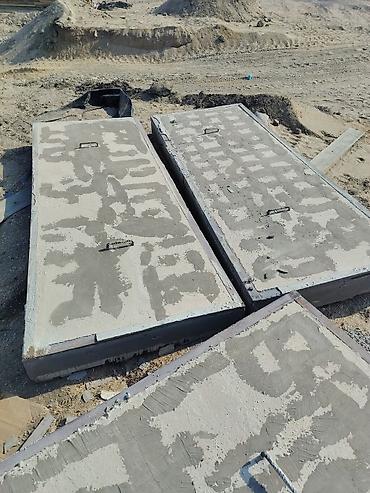 direkisyon seti: 3 ədəd (1.17m*3m*0.2m) ölçülərdə beton lövhələr iç setkası 16 lıq — 3