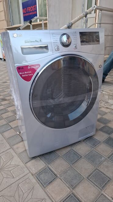 Paltaryuyan maşın LG, 8 kq, İşlənmiş, Avtomat, Qurutmasız, Kredit yoxdur