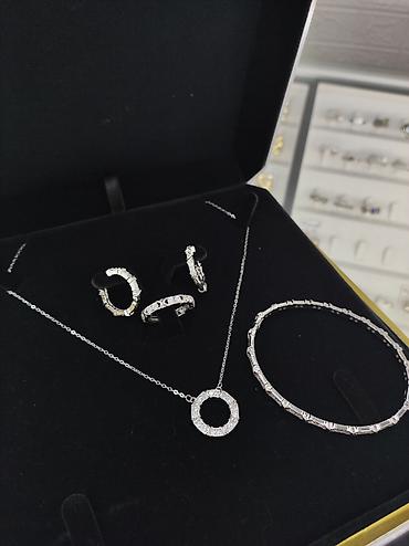 Серебряные наборы украшений: Набор украшений, Проба 925, Женские, Новый — 2