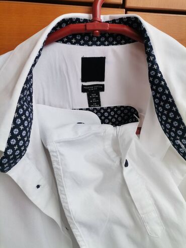 Košulje: Kao nova snežno bela muška košulja. Veličina 39/40. Slim fit — 18